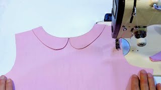 Clever Sewing Tips and Tricks | Techniques Cut And Sew Peter Pan Collar Easy | DIY Sewing Tricks