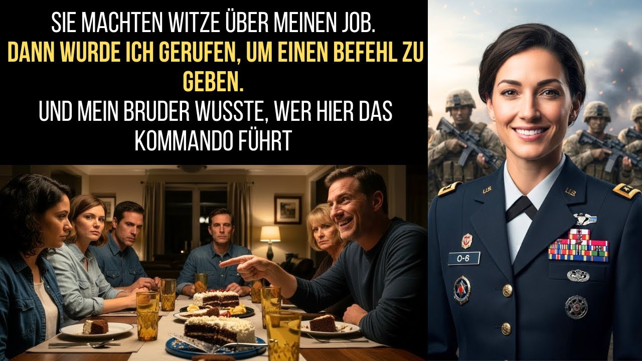 Mein Bruder machte sich vor der ganzen Familie über meinen „Schreibtischjob“ lustig. „Wenn man nie draußen war, sollte man still sein“, sagte er und alle lachten. Ich schwieg. Dann vibrierte mein...