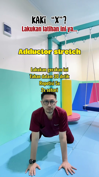 Yang punya kaki “X” atau knock knees lakukan latihan ini yuk #drpras #edukasikesehatan #knockknees