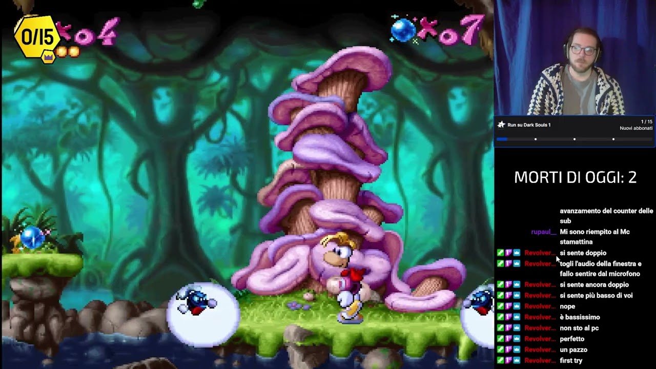 [12H] Rayman PS1 con Fe e Revolver commentatori