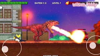 Game Dinosaurus Makan Mobil | Game Wilson Kiddy screenshot 1