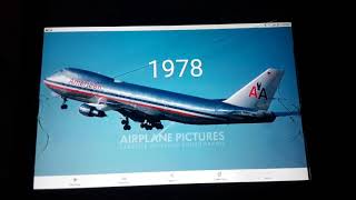 History Of American Airlines Boeing 747 100 1970 To 1992