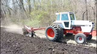 Plow Day 2023 Drone Video 60+ Tractors 130+ Acres Plowed In 3 Hours!!