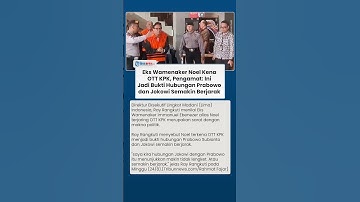 "Hubungan Prabowo dan Jokowi Makin Berjarak", kata Ray Rangkuti soal Eks Wamenaker Noel Kena OTT KPK