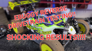 Testing reverse rotation drivetrain and motor in my HB Racing E819RS with surprising results!