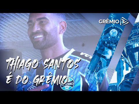 "QUERO FAZER HISTÓRIA E CONQUISTAR TÍTULOS" - Thiago Santos visita a Arena e conversa com a GrêmioTV