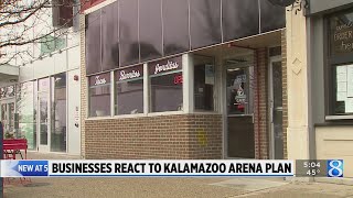 Businesses react to Kalamazoo arena plan