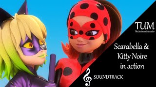 Miraculous: Scarabella and Kitty Noire in action (from Transmission) | Soundtrack