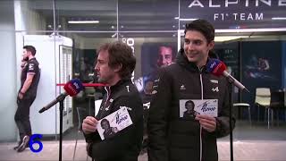 Alonso and Ocon play Mr and Mr Alpine Mr and Mr 1080p