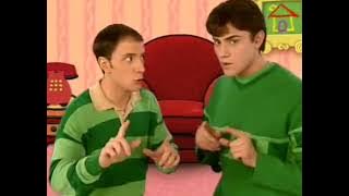 Blues clues Steve is teaching Joe how to play blues clues