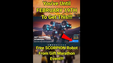 FREE SCORPION ROBOT IN WAR ROBOTS!!! #warrobots #wr #free #scorpion #shorts #short