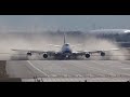 4k winters spring  a350 747 777 787 md11 plane spotting chicago ohare international airport