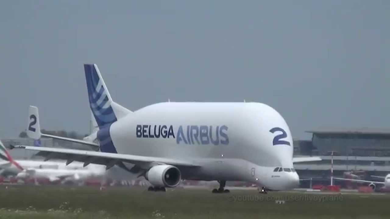 Airbus Beluga 2 [F-GSTB] | Landing @ Hamburg Airport - YouTube