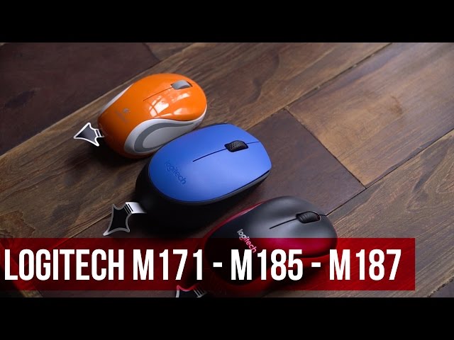 Chuột không dây Logitech M171-M187-M185 - Unbox, đánh giá nhanh