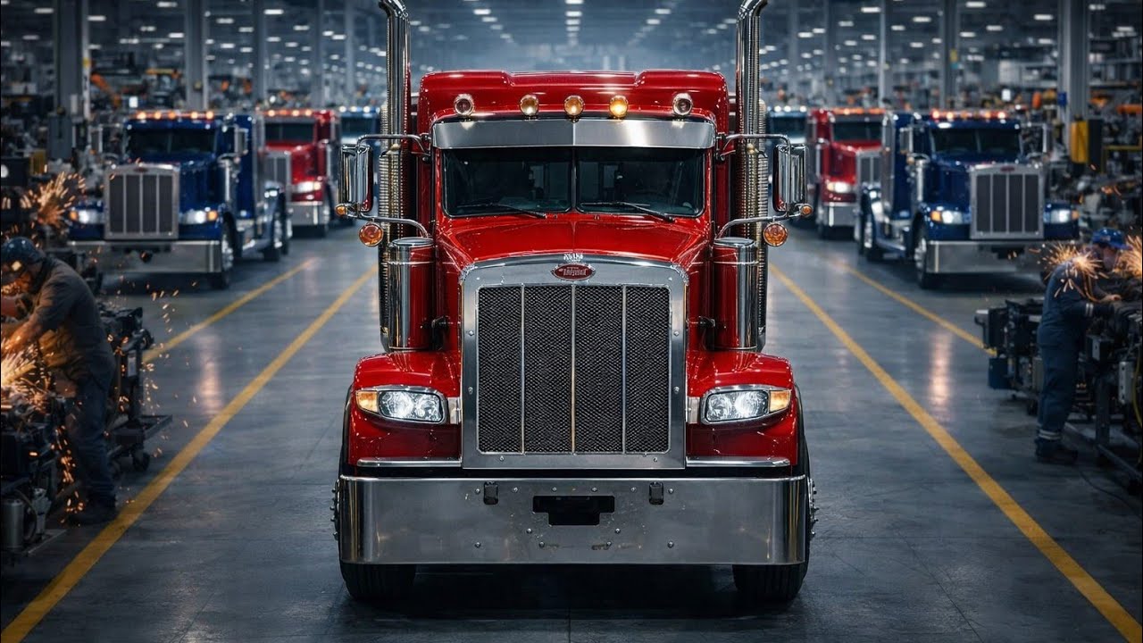 Watch How America’s Iconic Peterbilt 389 Truck Is Built (Step-by-Step ...