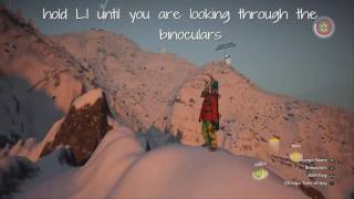 Steep- how to unlock new areas with the binoculars & buying the Caribou helmet