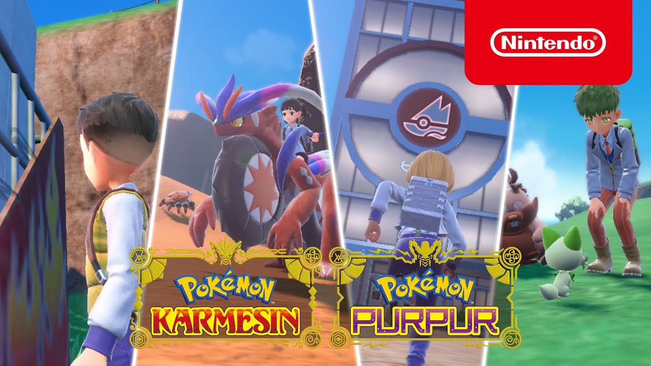 Neues Video zum Gameplay in Pokémon Karmesin und Pokémon Purpur (Nintendo  Switch) - YouTube