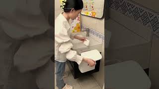 Smart Wall Mounted Trash Can 🚮 | Touchless Kitchen &amp; Bathroom Solution #3834 @sovorsgadget