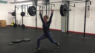 Power clean + split jerk Cluster 1.1 65kg