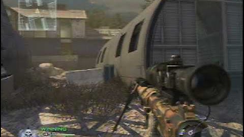 MW2 quick scope 1v1