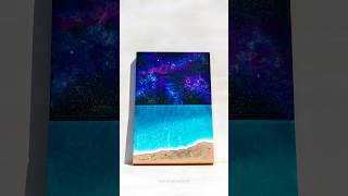 two pieces honoring my client’s late parents 🌌🌊 #artbyjennalynn #cremationart #parentloss #grief