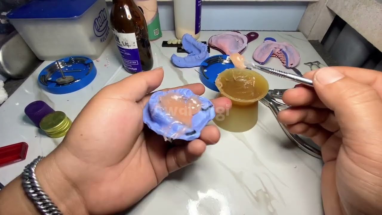 How to Make Your Own Full Upper Jaw Dentures Instantly and Quickly.