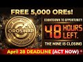 OroSwap's Massive Free Airdrop Ends April 28—Secure Your 5,000 OREs Now