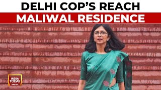 Delhi Police Visit Swati Maliwal's Residence Days After She Alleged Assault By Kejriwal's Aide