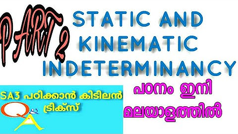 Static and kinematic indeterminacy part 2 solved problems