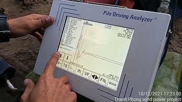 Thí nghiệm PDA Đóng cọc bê tông ly tâm