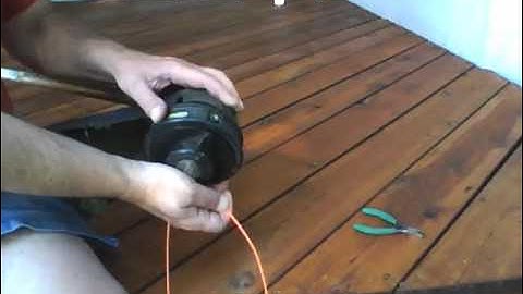 Replace line on an Echo trimmer in under 3 minutes