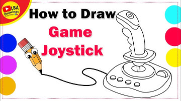 Joystick Drawing | How to Draw Game Joystick