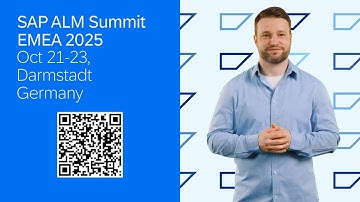 Get ready for the SAP ALM Summit EMEA 2025 this October!