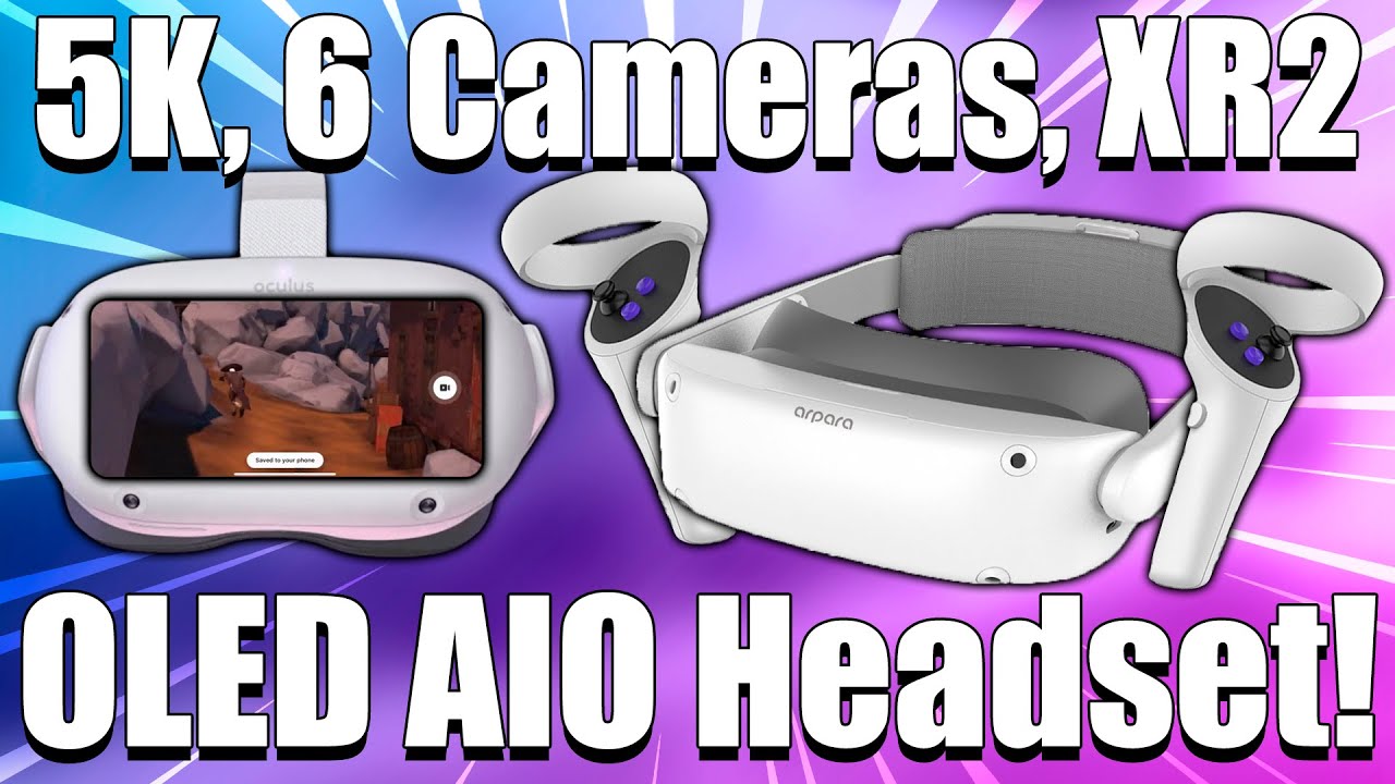 New 5K Lightweight 120hz Standalone VR Headset, Oculus Quest Third Person Casting, Third Eye & More!