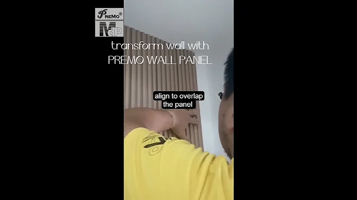 How to DIY install Fluted Wall Panel
