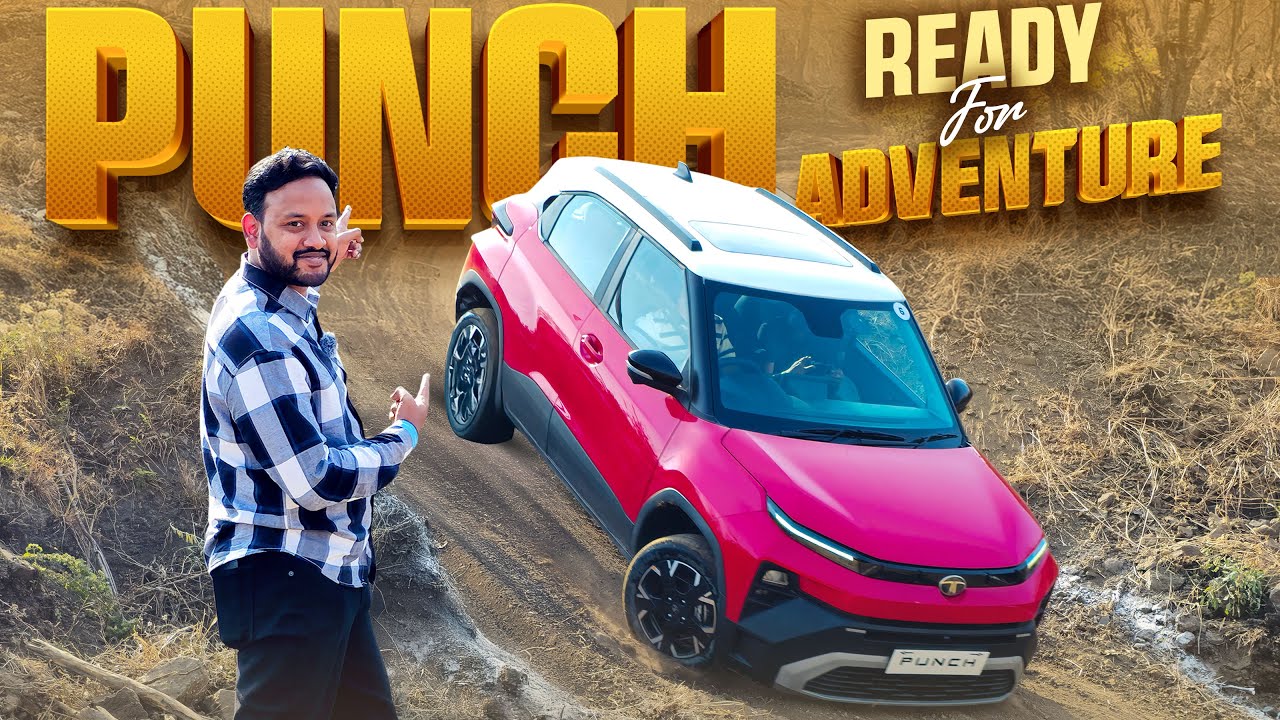 Tata Punch Off-Road Test Review in Telugu 🔥 Can This Micro SUV Handle REAL Bad Roads?Meher Gear Head
