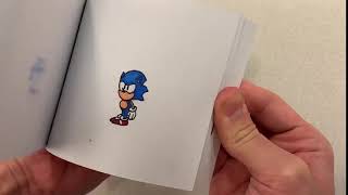 Sonic Flipbook Animation (Classwork)