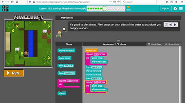 Gr 2 Code org Minecraft