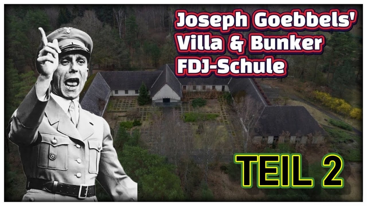 TEIL 2 Joseph Goebbels’ Villa Bogensee & die FDJ-Hochschule: Verlassene Geschichte & geheimer Bunker