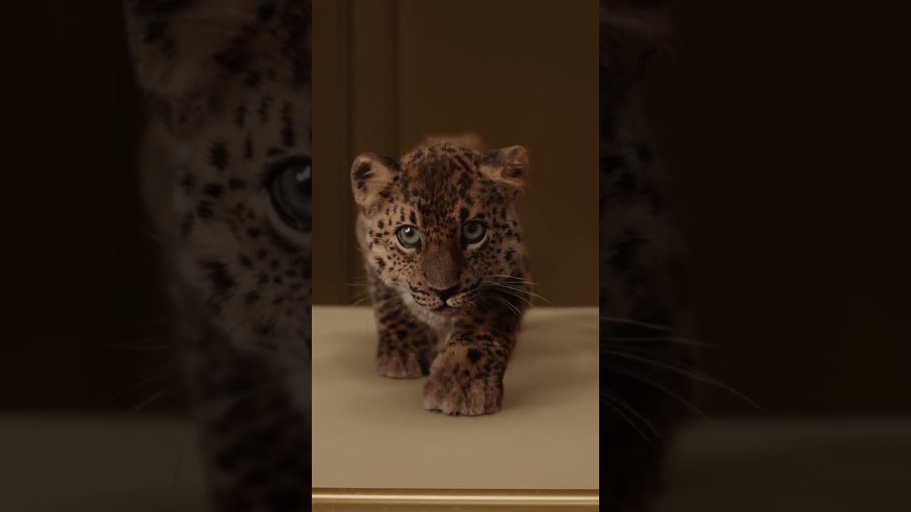 A Baby Panther Enchanted