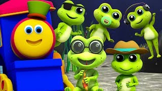 lima katak kecil berbintik-bintik | Lagu Anak | Five Little Speckled Frog | Bob The Train Indonesia