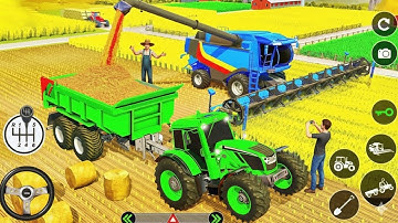 Modern Farming Tractor Game Simulator-Tractor simulator android gameplay 2025