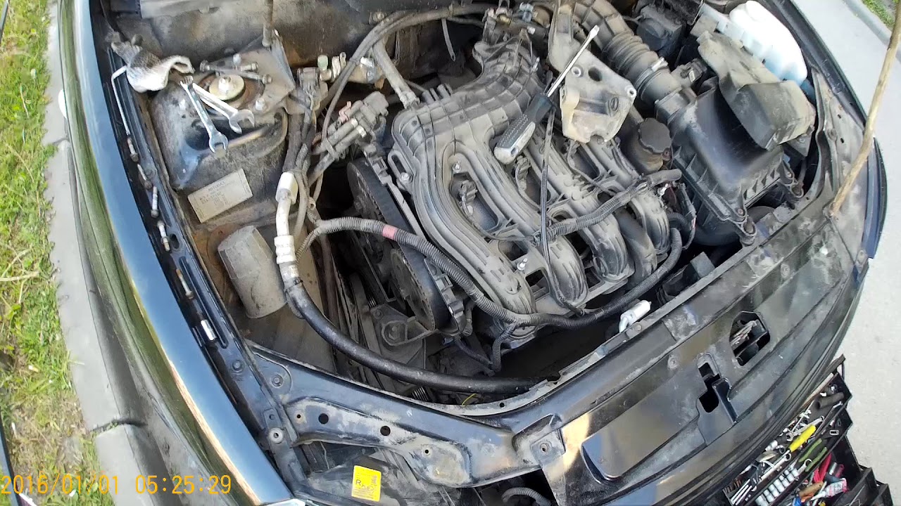 Как снять генератор на Ваз Приора - YouTube