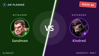 S67 War 7: Sandman vs 40 Kindred