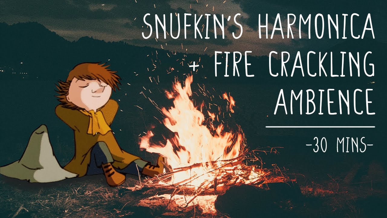 Mira Snufkin Harmonica + Fire crackling Ambience (30 minutes) en YouTube Mira Snufkin Harmonica + Fire crackling Ambience (30 minutes) en YouTube