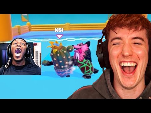 REACTING TO THE FUNNIEST FALL GUYS RAGE CLIPS! - YouTube