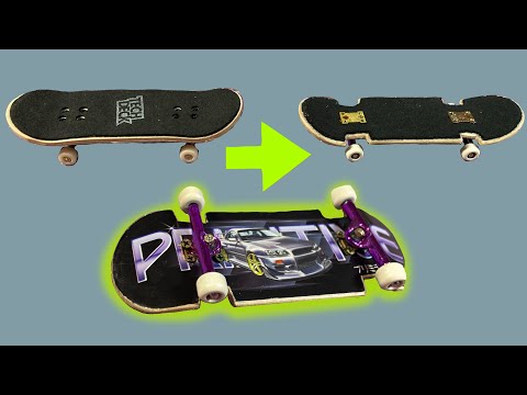 Turning A Wooden Tech Deck Performance Series into a Lowrider