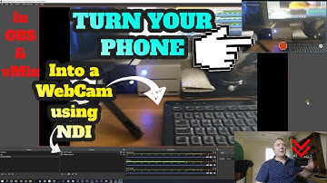 How to Use your Phone/Device (Android or Apple) as a Webcam using NDI or a Browser in OBS and vMix