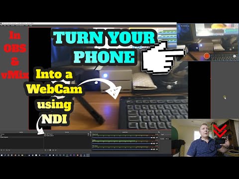 How to Use your Phone/Device (Android or Apple) as a Webcam using NDI or a Browser in OBS and vMix