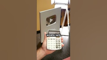 Is our silver play button real silver? part 1